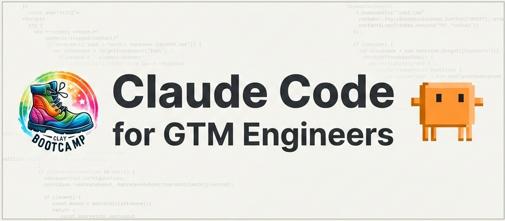 Claude Code for GTM Engineers